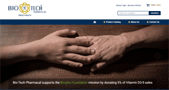 Desktop Screenshot of biotechpharmacal.com